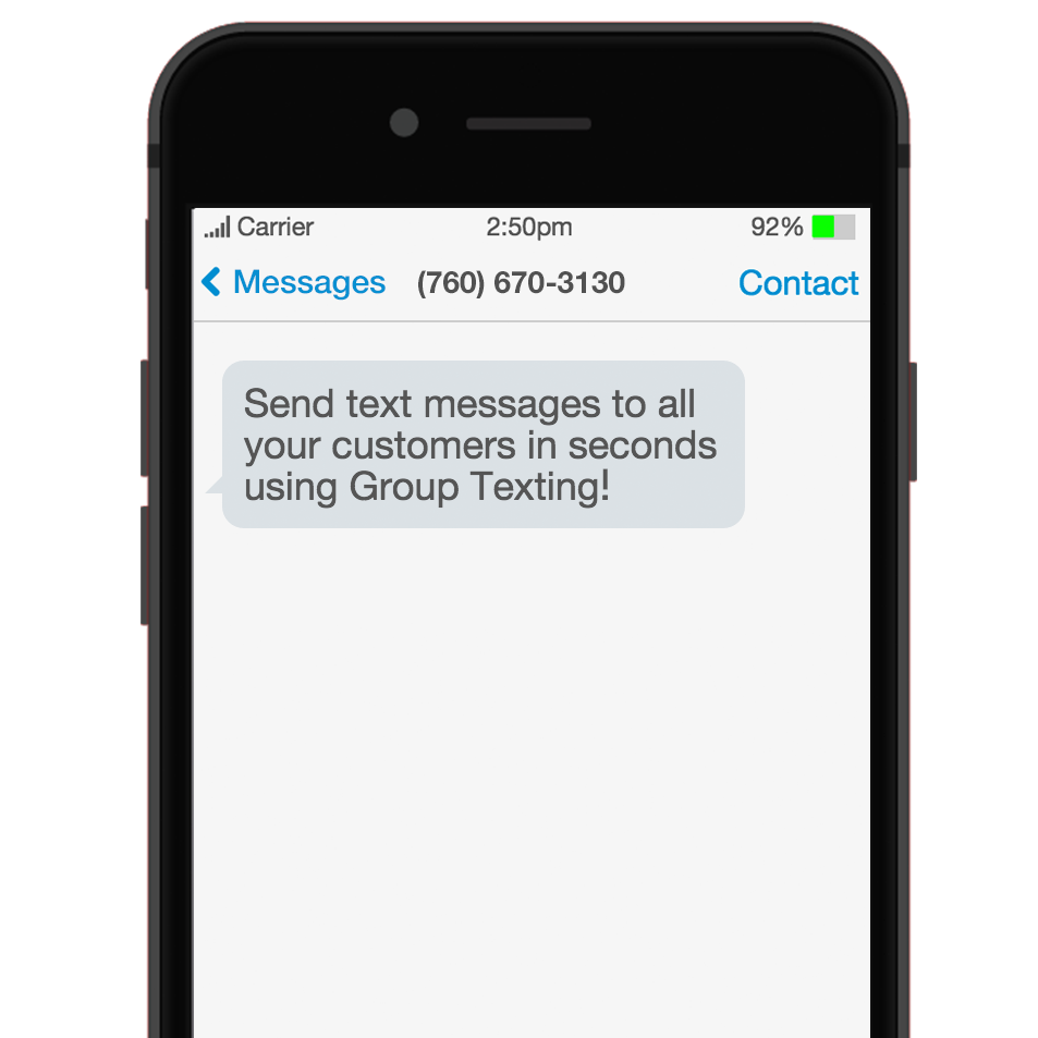 Smartphone Receiving Night Clubs Marketing Text Messages